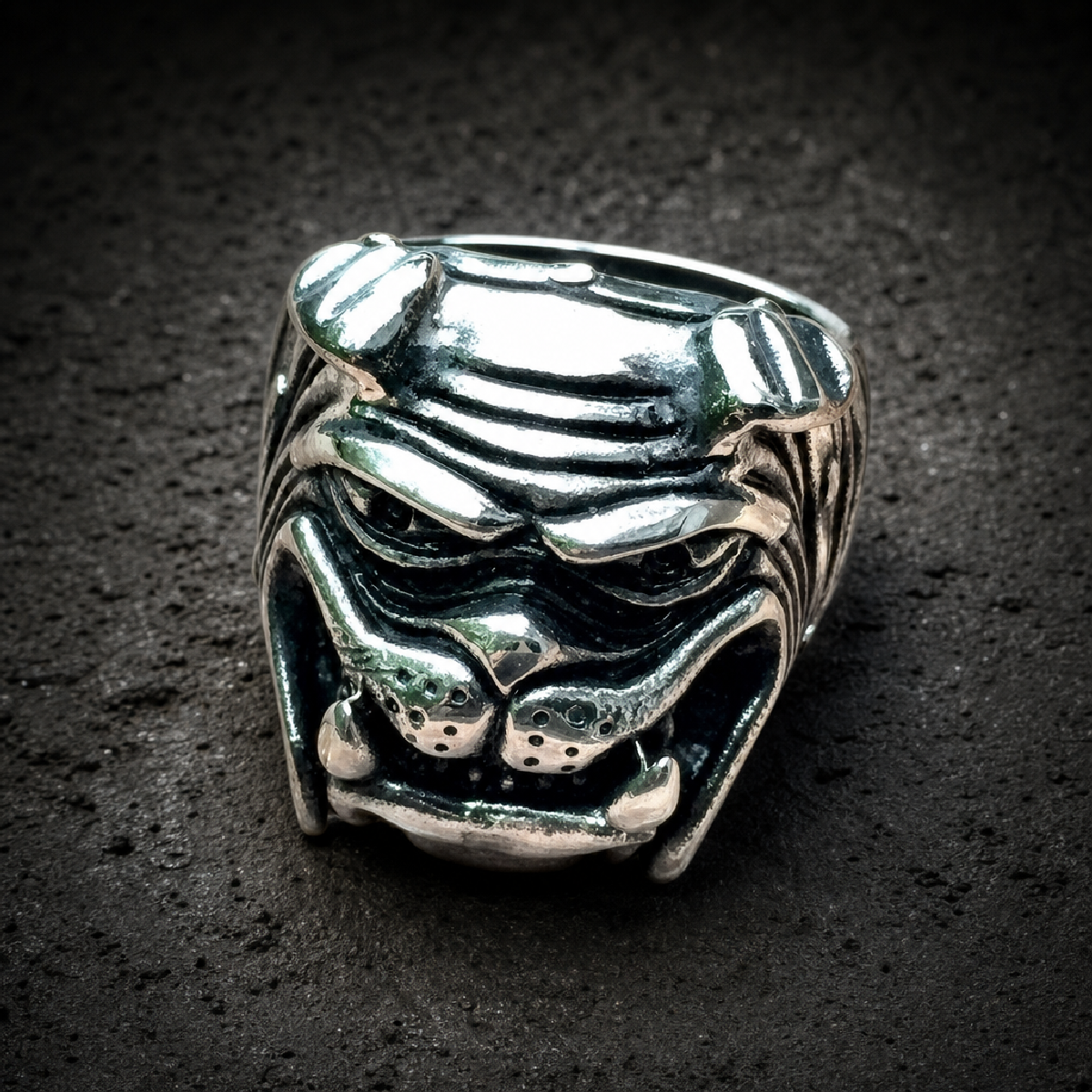 Walkin The Dog - Stainless Steel Ring - 316L stainless steel unisex jewelry (R0691)