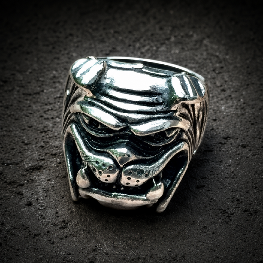 Walkin The Dog - Stainless Steel Ring - 316L stainless steel unisex jewelry (R0691)