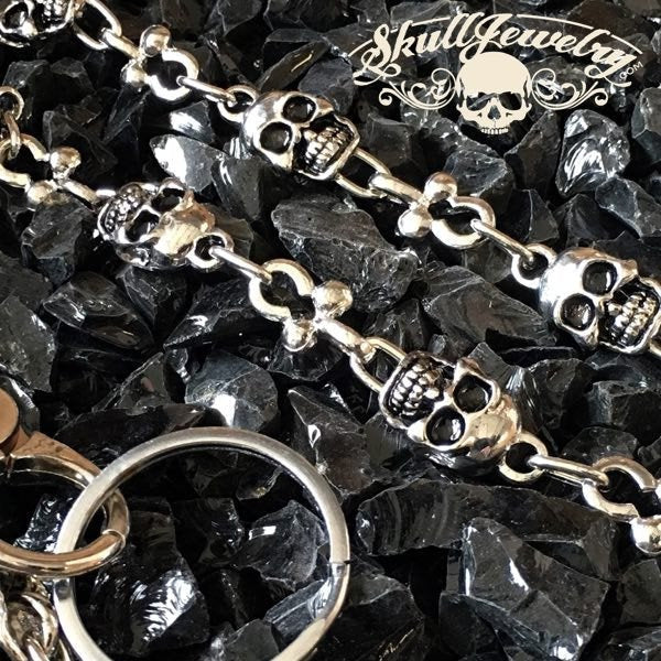 SKULL 29" Wallet Chain