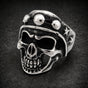 Wasteland Fury — 316L Stainless Steel Skull Ring (#R0024)