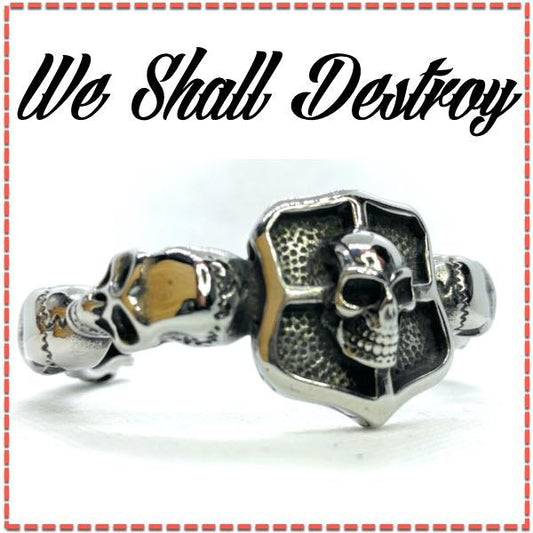 we shall destroy bangle bracelet