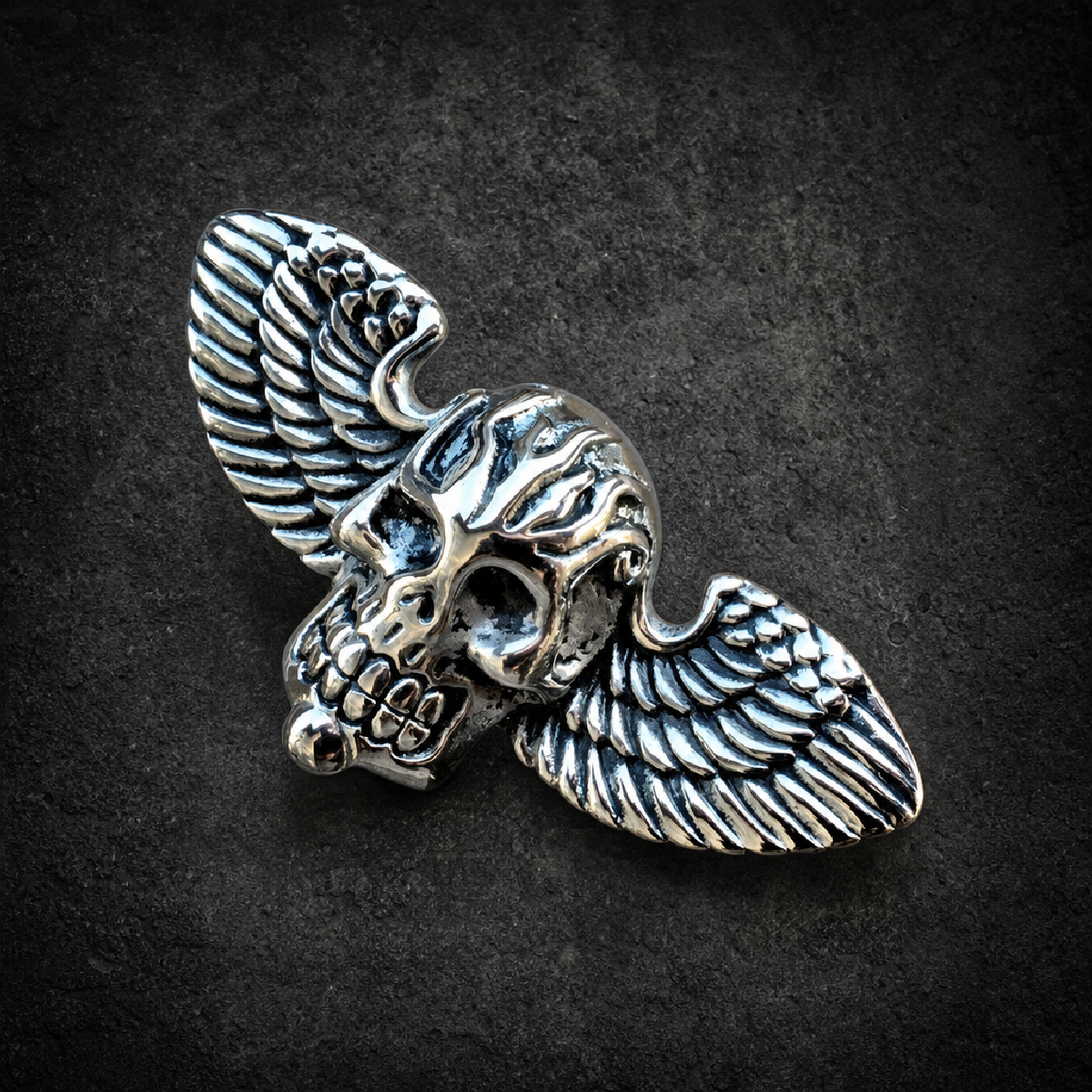 Where To Now Saint Peter - Big, Bold & Heavy Skull Ring - 316L stainless steel unisex jewelry (R0456)