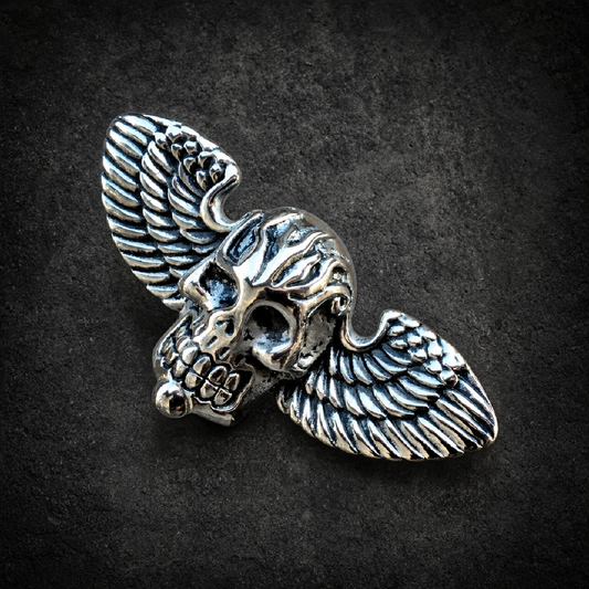 Where To Now Saint Peter - Big, Bold & Heavy Skull Ring - 316L stainless steel unisex jewelry (R0456)