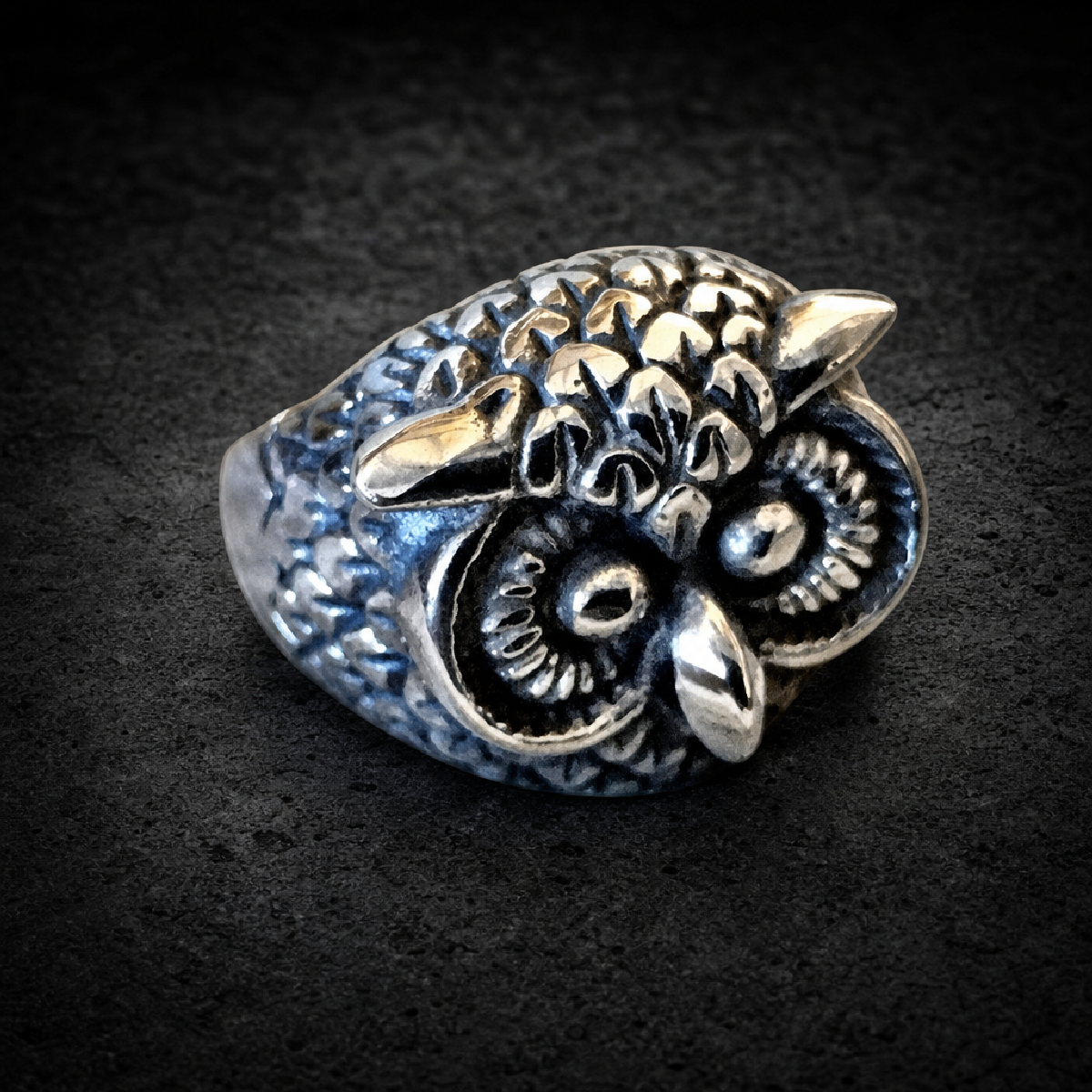 Wise Owl - Ring - 316L stainless steel unisex jewelry (R0718)