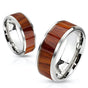 Wood Inlay Band Ring (#108)