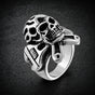 Wrenchman's Skull — 316L Stainless Steel Skull Ring (#R0022)