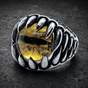 Yellow 'Dragon's Blood' Ring (#R0676)