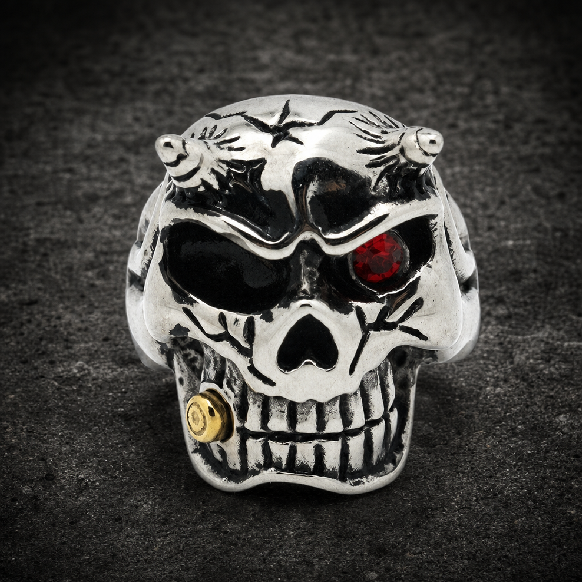 Your Going To Pay Skull Ring - 316L stainless steel unisex jewelry (R0603)